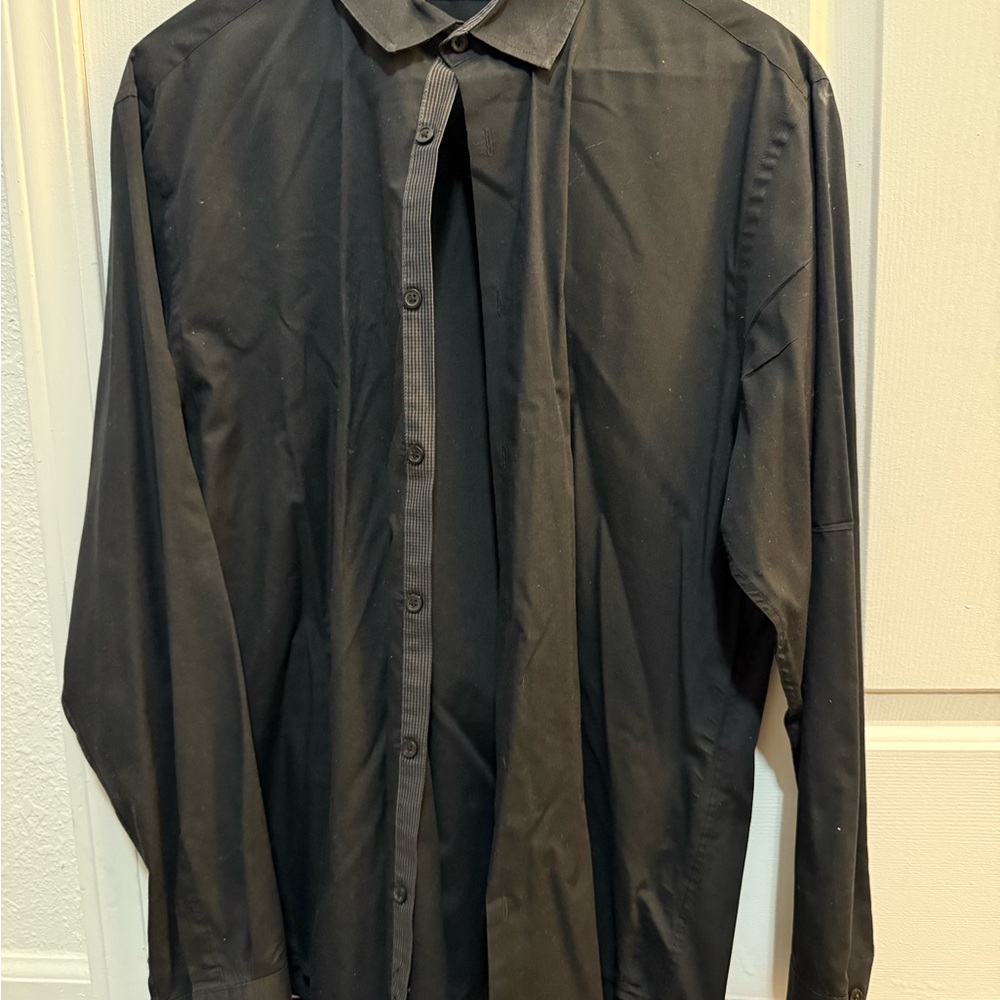 Alfani Classic Black Dress Shirt
